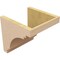 Ekena Millwork 10"W x 10"D x 10"H Wide Pescadero Rough Cedar Woodgrain TimberThane Corbel, Primed Tan CORUR10X10X10PECRCPR - alternate 6